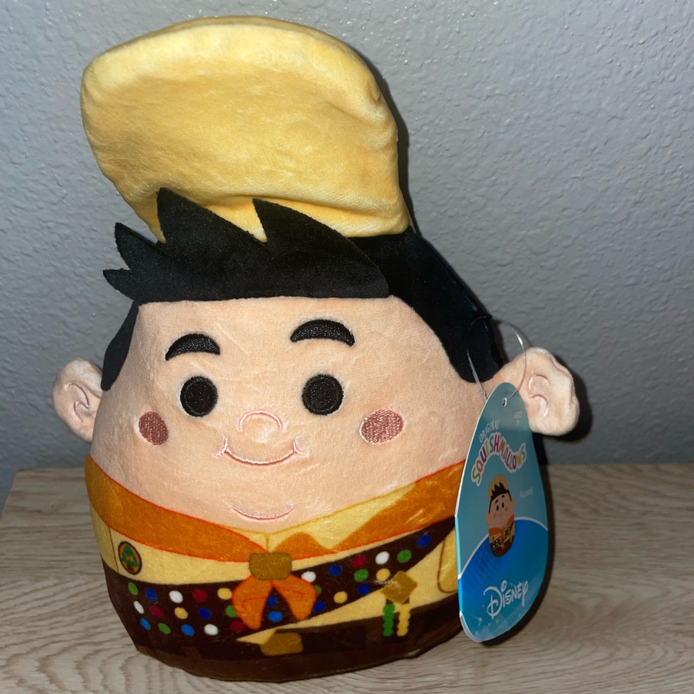 Squishmallow- Russell from the Disney movie "Up" 7 inches